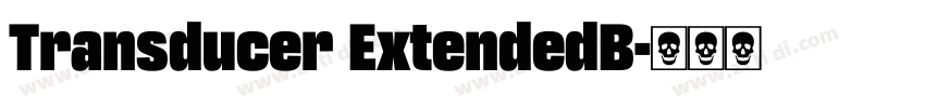 Transducer ExtendedB字体转换